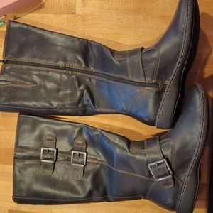 Black b.o.c wide calf size 10 tall boots